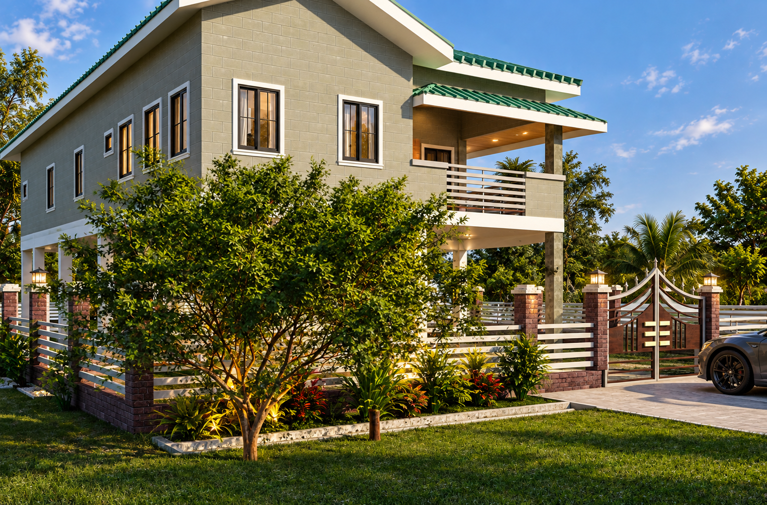 Elevated residence